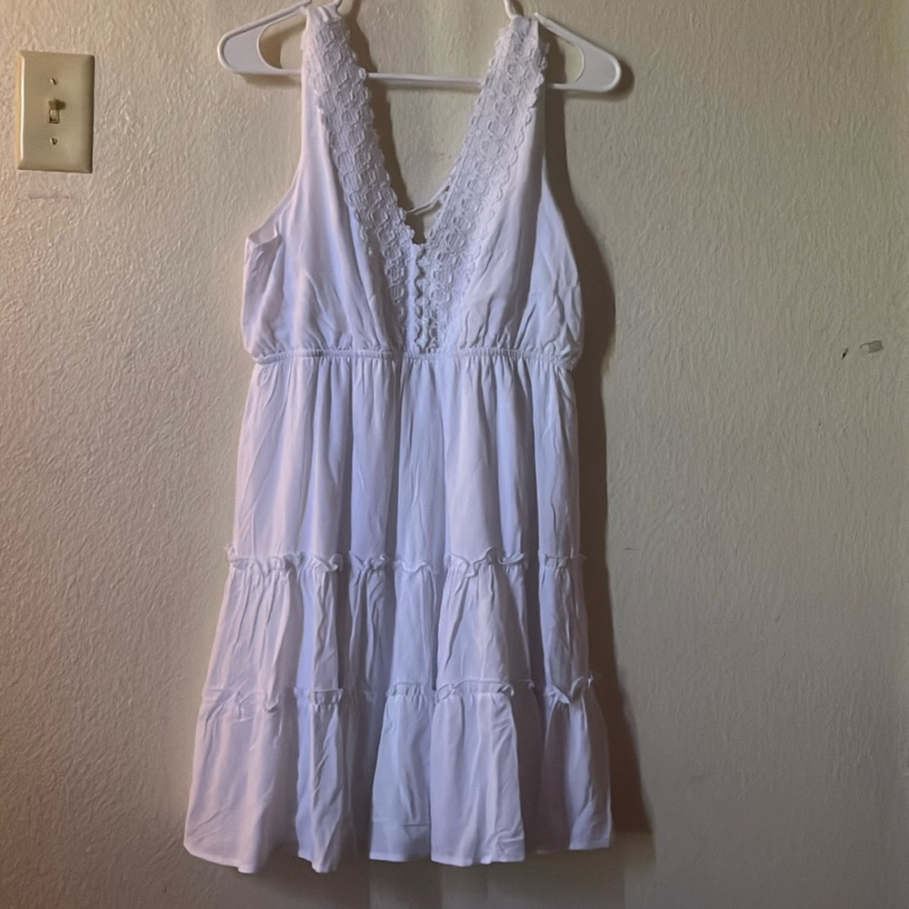 no size white sundress new never worn